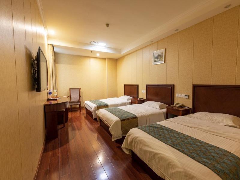 Greentree Inn Jiangsu Wuxi New District Shengang World Express Hotel Exteriör bild