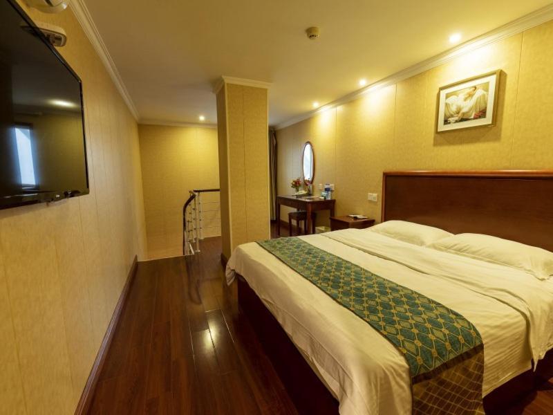 Greentree Inn Jiangsu Wuxi New District Shengang World Express Hotel Exteriör bild