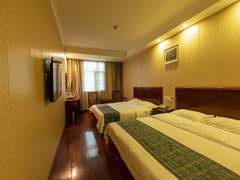 Greentree Inn Jiangsu Wuxi New District Shengang World Express Hotel Exteriör bild