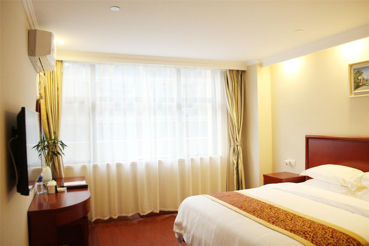 Greentree Inn Jiangsu Wuxi New District Shengang World Express Hotel Exteriör bild