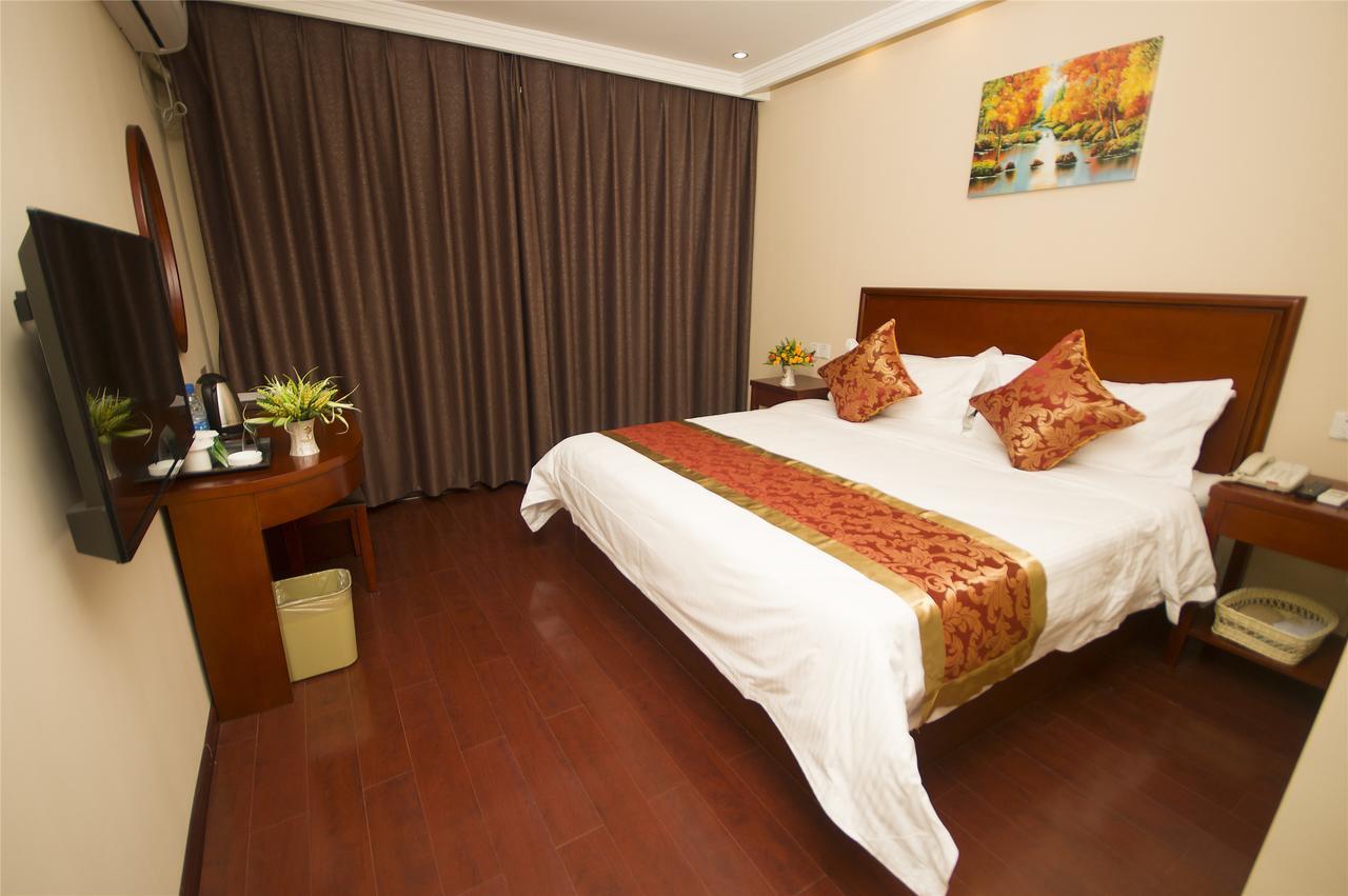 Greentree Inn Jiangsu Wuxi New District Shengang World Express Hotel Exteriör bild